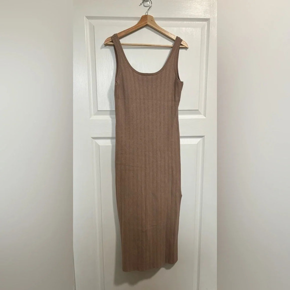 ABERCROMBIE Ribbed  Midi Dress - Picture 5 of 9